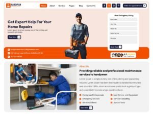Free FSE Handyman WordPress Theme