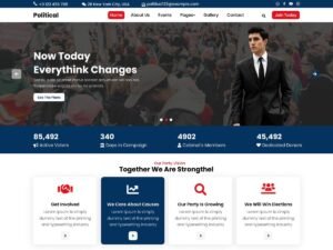 Free FSE Political WordPress Theme
