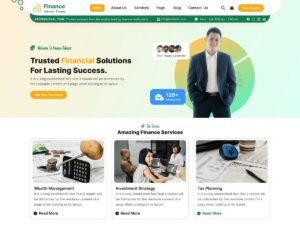 Free Financial Advisor WordPress Theme