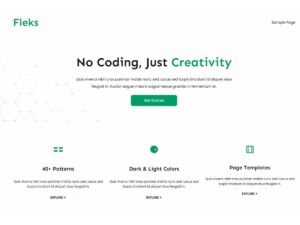 Free Fleks WordPress Theme