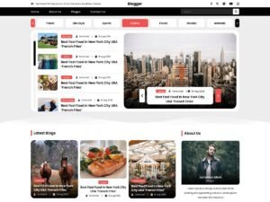 Free Flex Blogging WordPress Theme