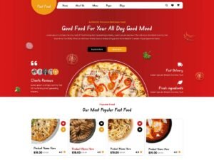 Free Flex Fast Food WordPress Theme
