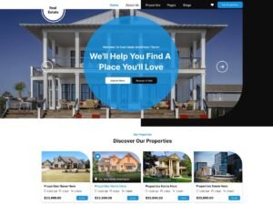 Free Flex Real Estate WordPress Theme