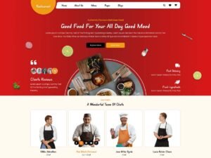Free Flex Restaurant WordPress Theme