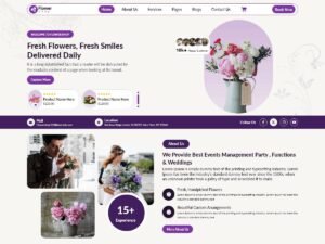 Free Florist Blocks WordPress Theme