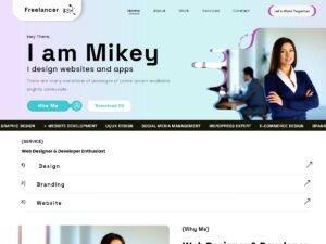 Free Freelancer Resume WordPress Theme
