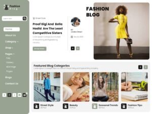 Free Glam Fashion Blog WordPress Theme