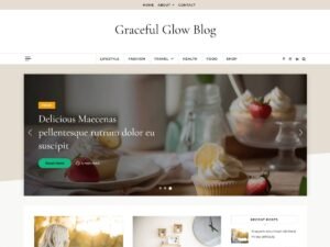 Free Graceful Glow Blog WordPress Theme