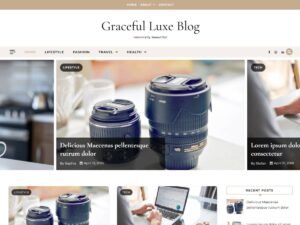 Free Graceful Luxe Blog WordPress Theme