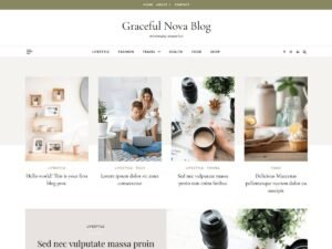 Free Graceful Nova Blog WordPress Theme