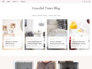 Free Graceful Times Blog WordPress Theme