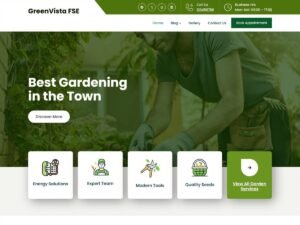 Free GreenVista FSE WordPress Theme