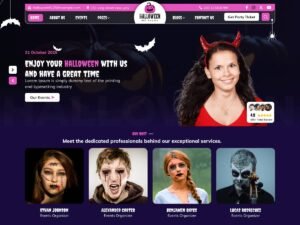 Free Halloween Gift Store WordPress Theme