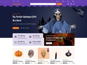 Free Halloween Store WordPress Theme