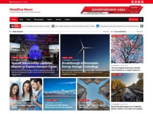 Free Headline News WordPress Theme