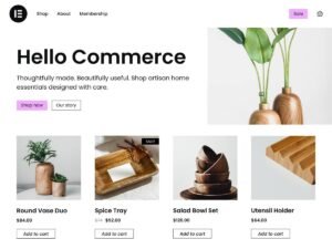 Free Hello Commerce WordPress Theme