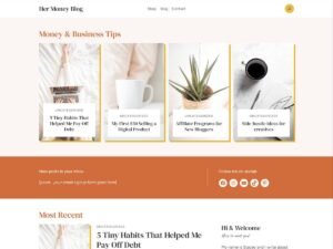 Free Her Money Blog WordPress Theme