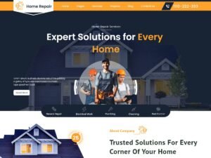 Free Home Repair Solutions WordPress Theme
