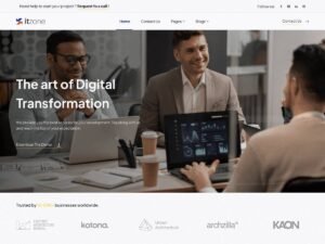 Free IT Zone WordPress Theme
