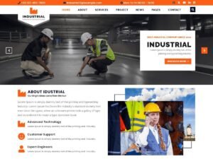 Free Industrial Revolution WordPress Theme