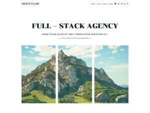 Free Kenta Flow WordPress Theme