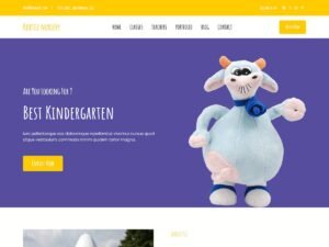 Free Kortez Nursery WordPress Theme