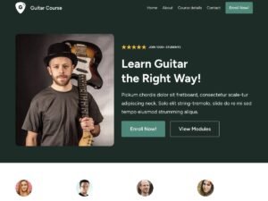 Free LMSCourse FSE WordPress Theme