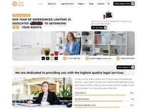 Free Lawyer Legal Firm WordPress Theme