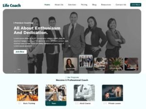 Free Legacy Wellness Coach WordPress Theme