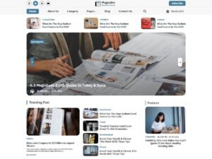 Free Magazine Blocks WordPress Theme