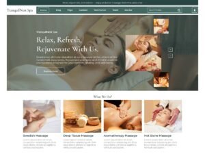 Free Massage Wellness Retreat WordPress Theme