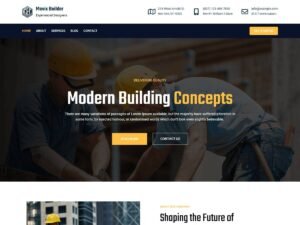 Free Mavix Builder WordPress Theme