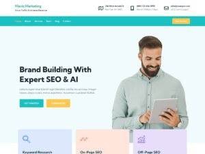 Free Mavix Marketing WordPress Theme
