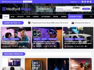 Free Medford News WordPress Theme