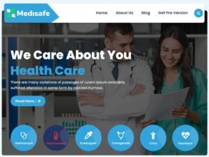 Free Medisafe WordPress Theme