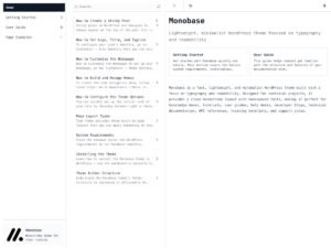 Free Monobase WordPress Theme