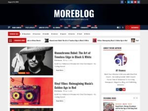 Free MoreBlog WordPress Theme