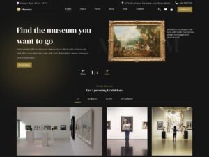 Free Museum Exhibition WordPress Theme
