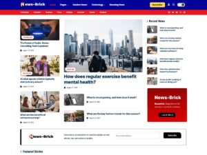 Free News Brick Kit WordPress Theme