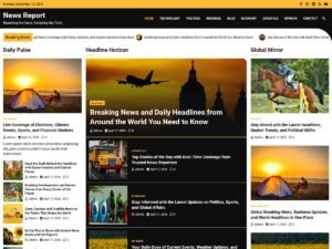 Free News Report WordPress Theme