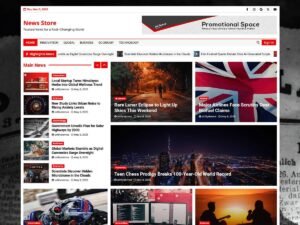 Free News Store WordPress Theme