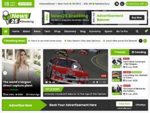 Free News25 Breaking WordPress Theme