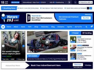 Free News25 Live WordPress Theme