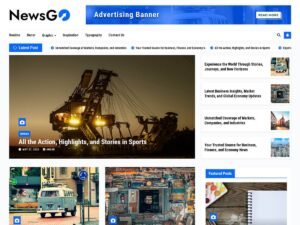 Free NewsGo WordPress Theme