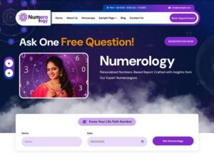 Free Numerology WordPress Theme
