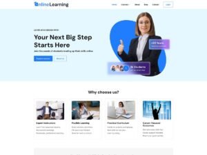 Free Online Learning WordPress Theme