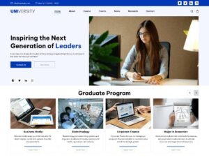 Free Online School Courses WordPress Theme