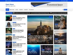 Free Open News WordPress Theme