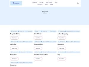 Free Oryncart WordPress Theme