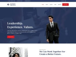 Free Patterns Political WordPress Theme